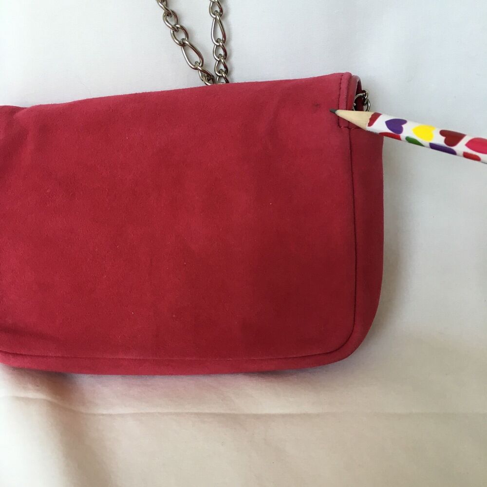 WHBM‎ White House Black Market Women's Pink Bow Purse Party Clutch - Picture 12 of 12